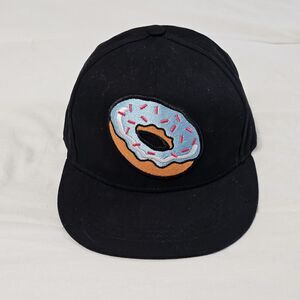 Carbon Elements Donut Snapback Black Hat